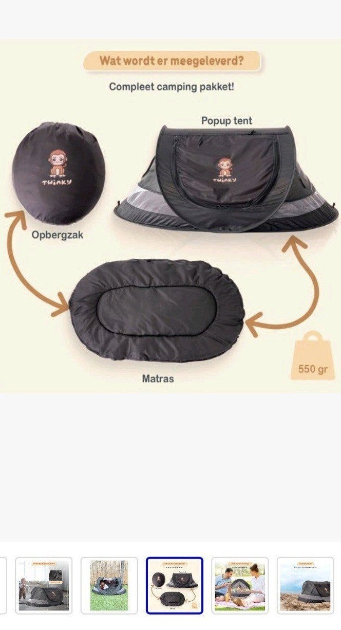 Twinky Pop-up Tent - Ideaal voor baby's en peuters, Kinderen en Baby's, Speelgoed | Speeltenten, Ophalen
