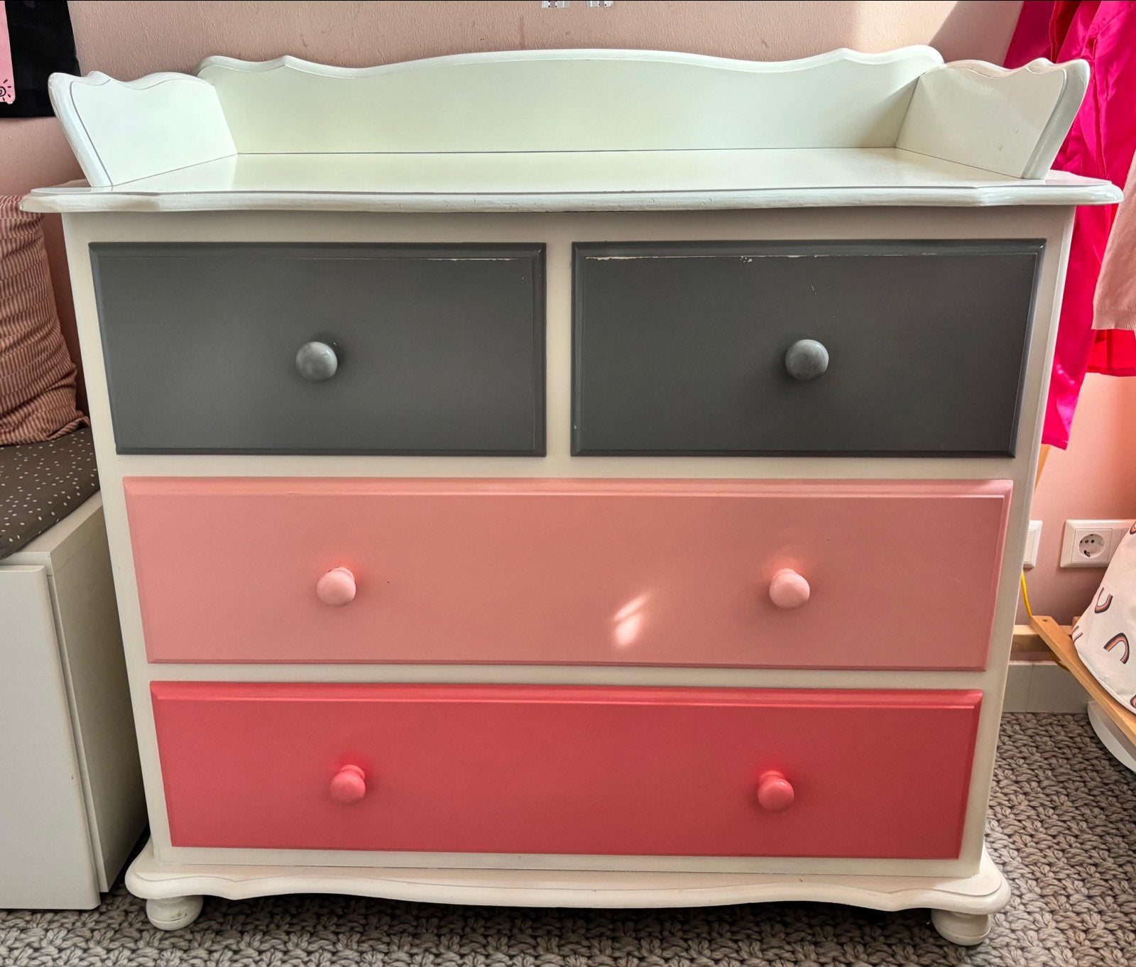 Antieke commode met mooie details - opknapper, Ophalen, Gebruikt, 50 tot 70 cm, 100 cm of meer