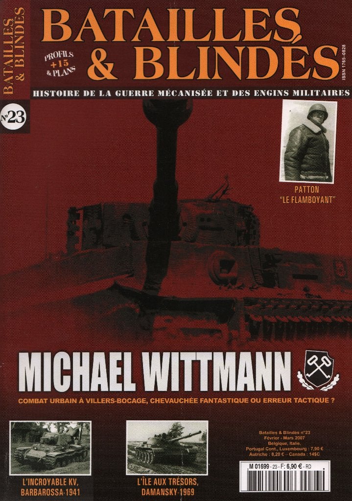 Batailles & blindes No 23 Michael Wittmann, Ophalen of Verzenden, Voor 1940, Zo goed als nieuw, Landmacht
