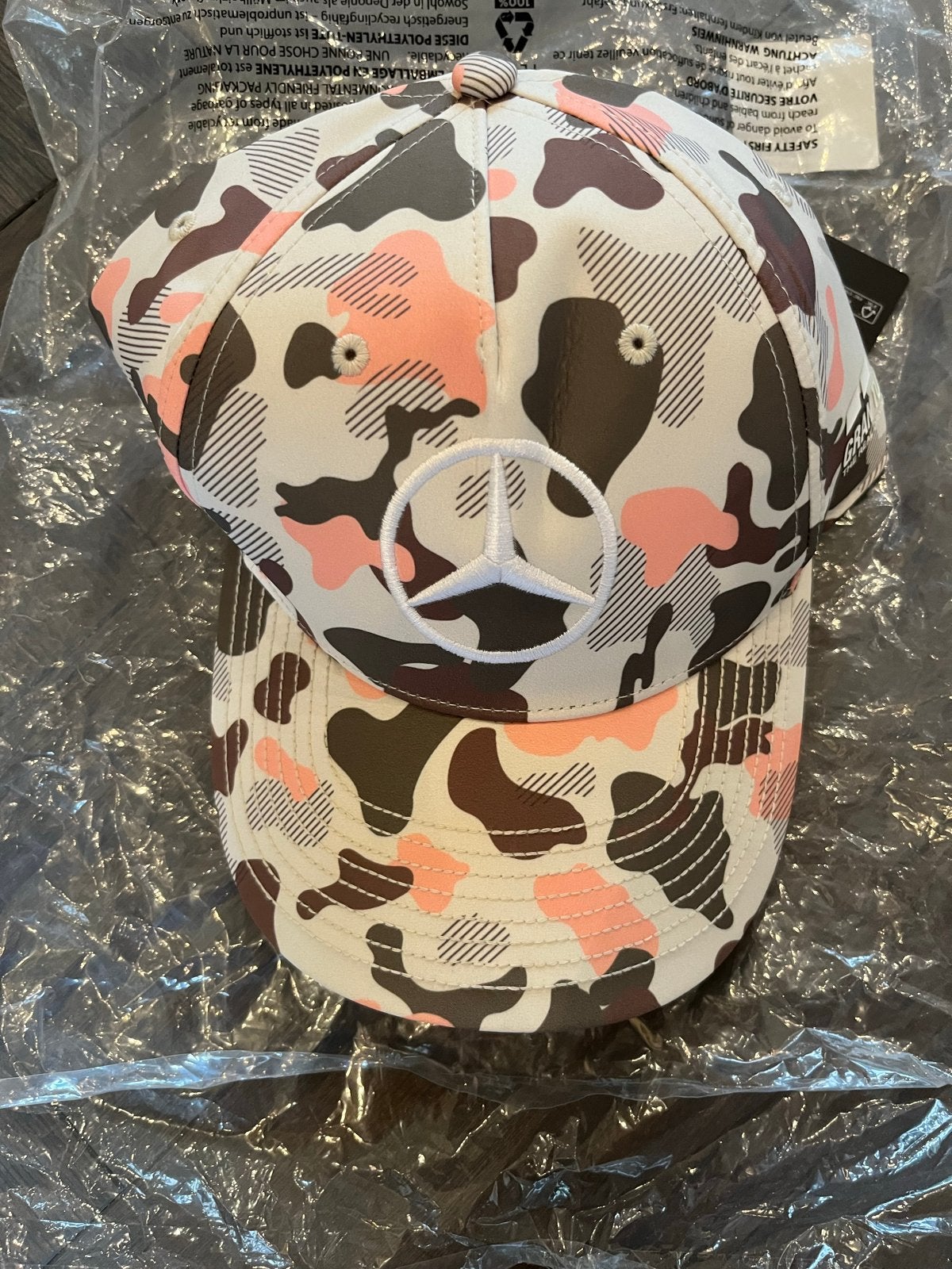 Mercedes-AMG Petronas F1 Lewis Hamilton Camo Pet, Ophalen, Nieuw, One size fits all, Pet