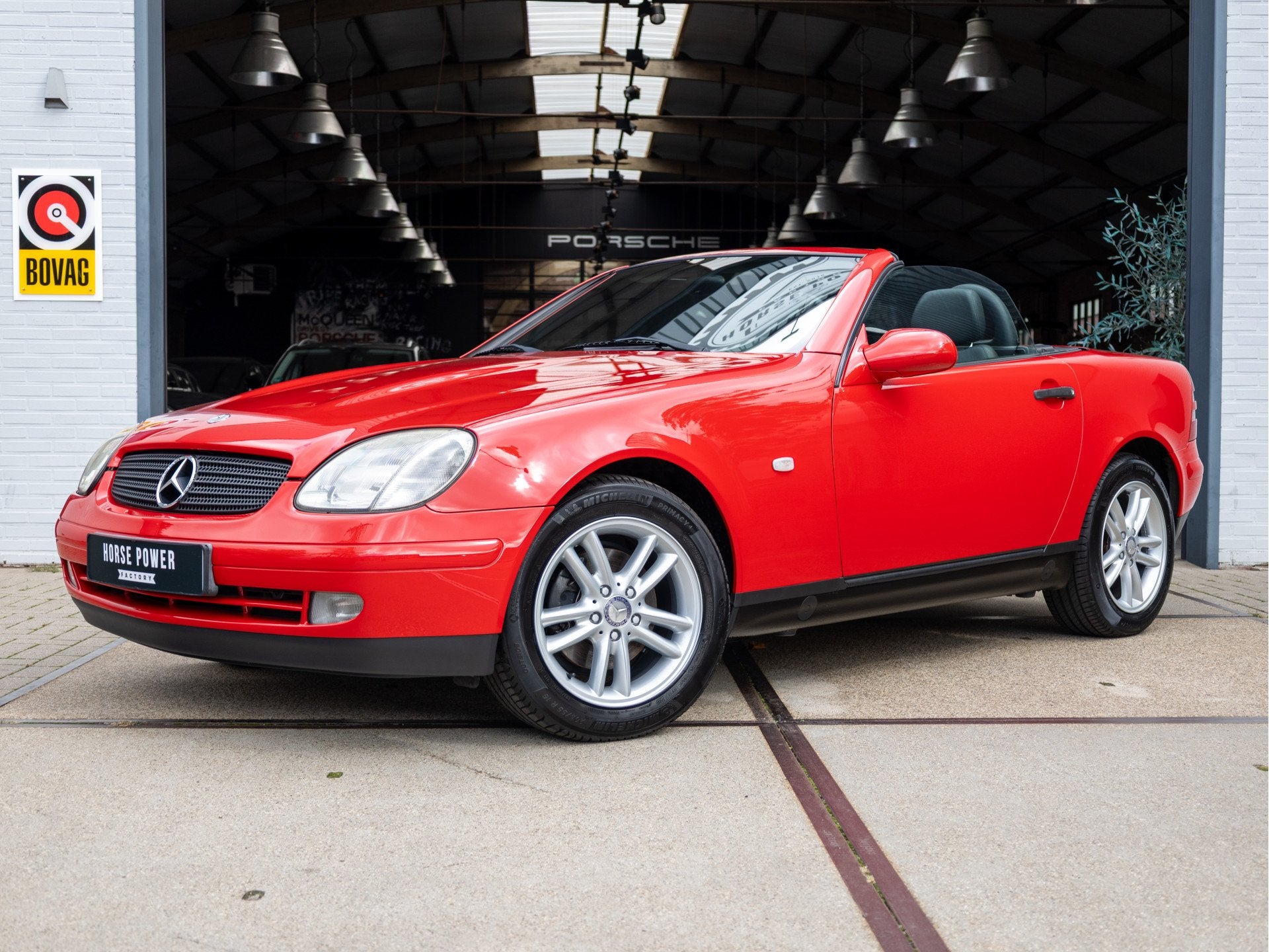 Mercedes-Benz SLK 200 *Topstaat | Hardtop | Leder | Stoelver, 1998 cc, Zwart, Cabriolet, Bedrijf