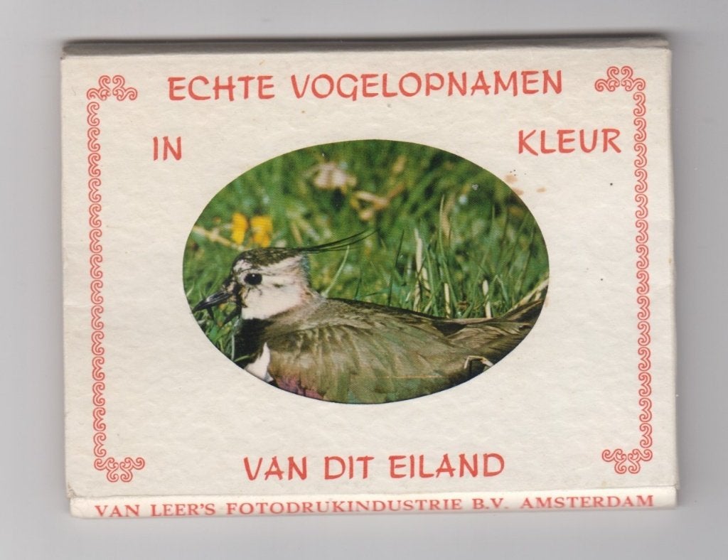 016 Texel  "Echte Vogelopnamen in Kleur van Dit Eiland" B23, Verzenden, 1960 tot 1980, Ongelopen, Noord-Holland