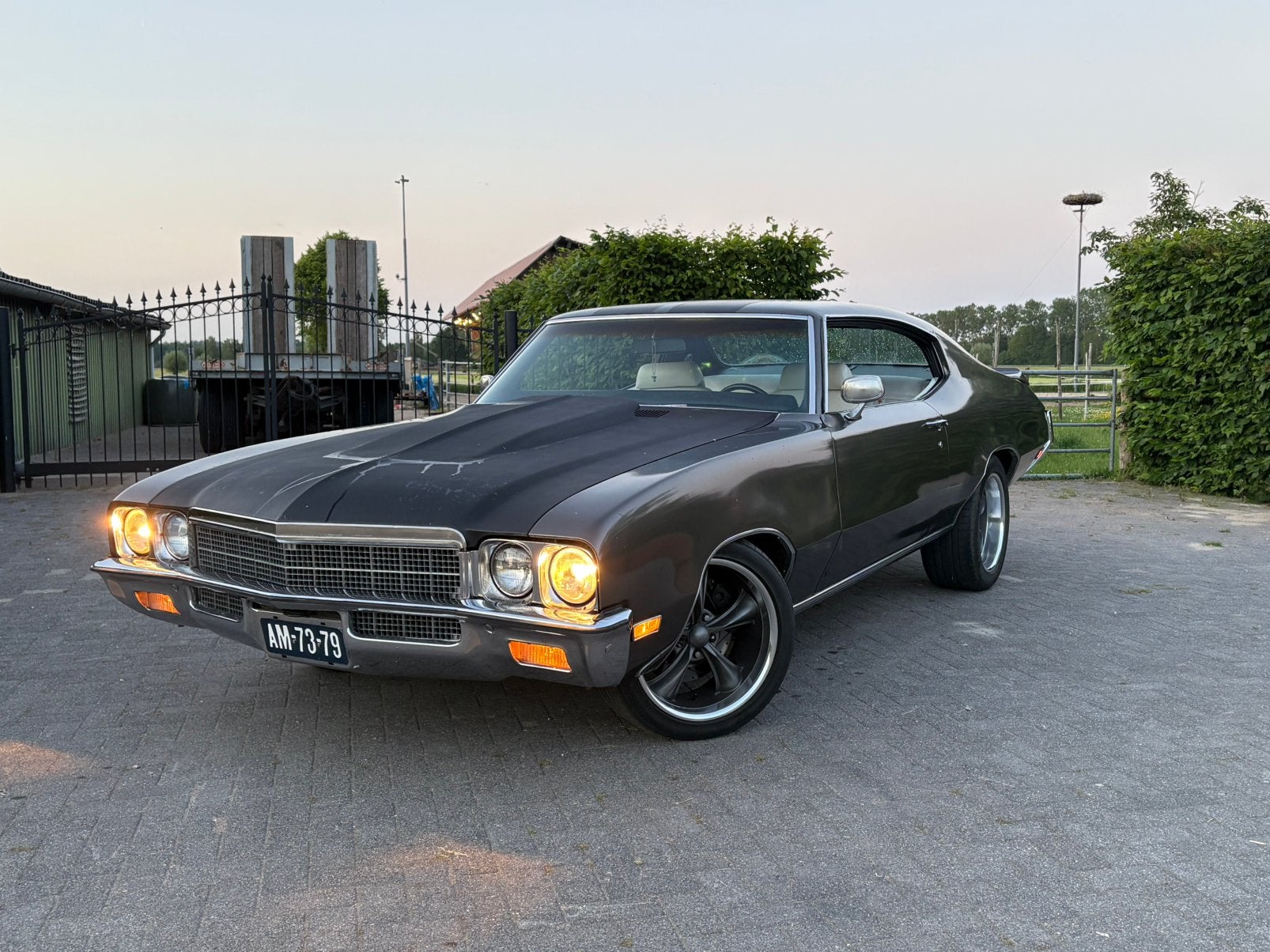 Buick Skylark 5.7 Custom AUT 1972, Achterwielaandrijving, 8 cilinders, 5730 cc, Blauw