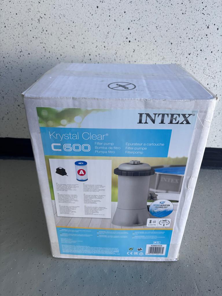 Nieuwe Intex Krystal Clear C600 filterpomp, Tuin en Terras, Zwembad-toebehoren, Ophalen of Verzenden, Nieuw, Zwembadpomp