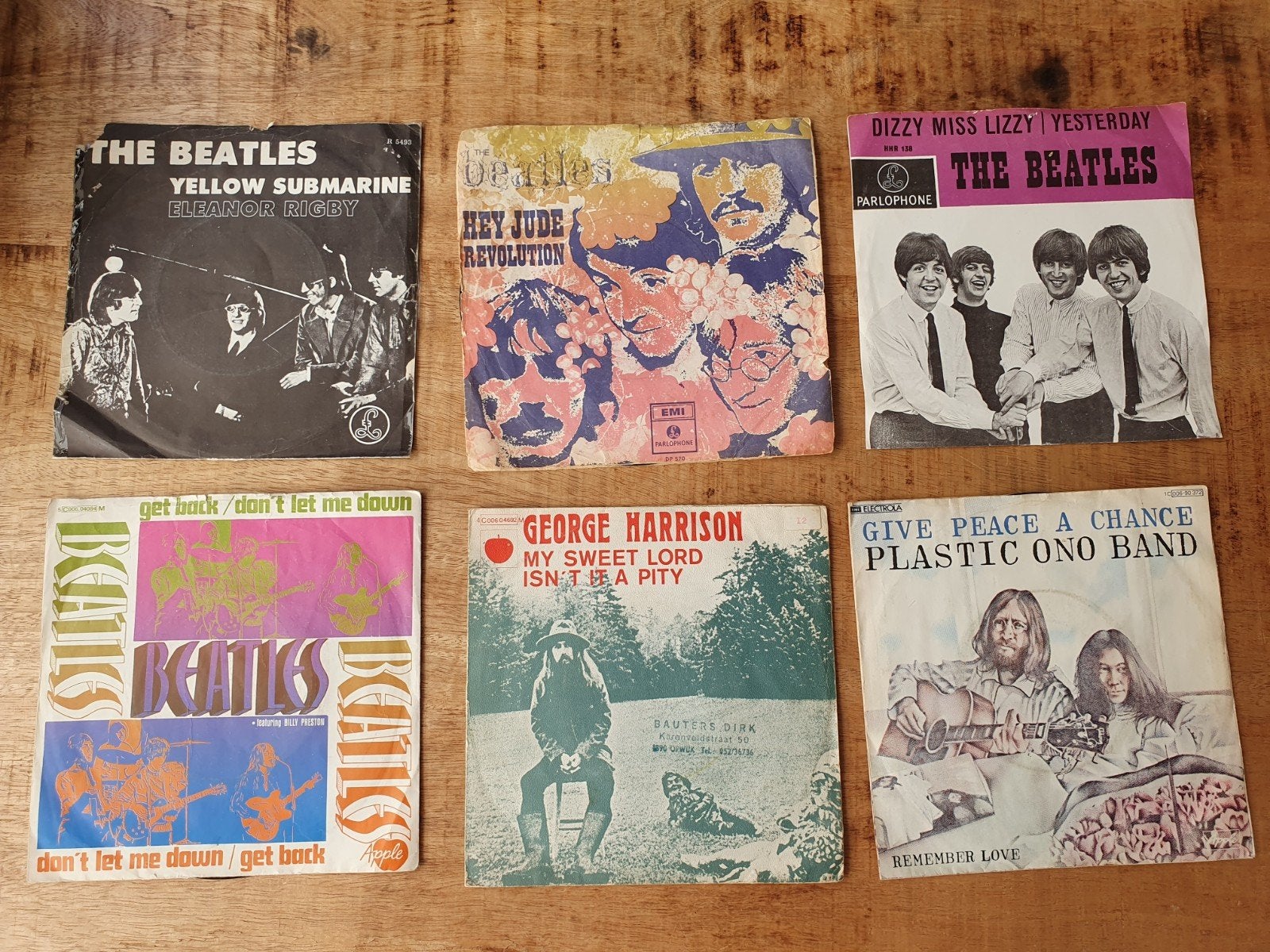 Beatles singles, Ophalen of Verzenden, Gebruikt, Pop