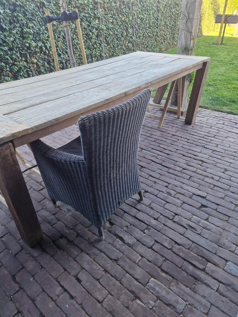 Tuinset hardhout, Tuin en Terras, Ophalen, Gebruikt, Teakhout