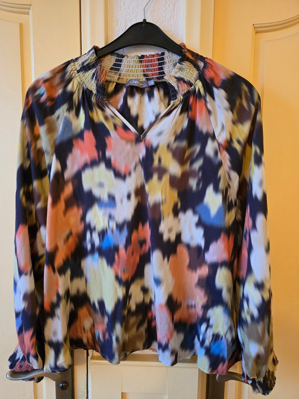 Geisha blouse met bloemenprint - Maat L/40, Geisha, Meerkleurig, Maat 42/44 (L), Ophalen of Verzenden