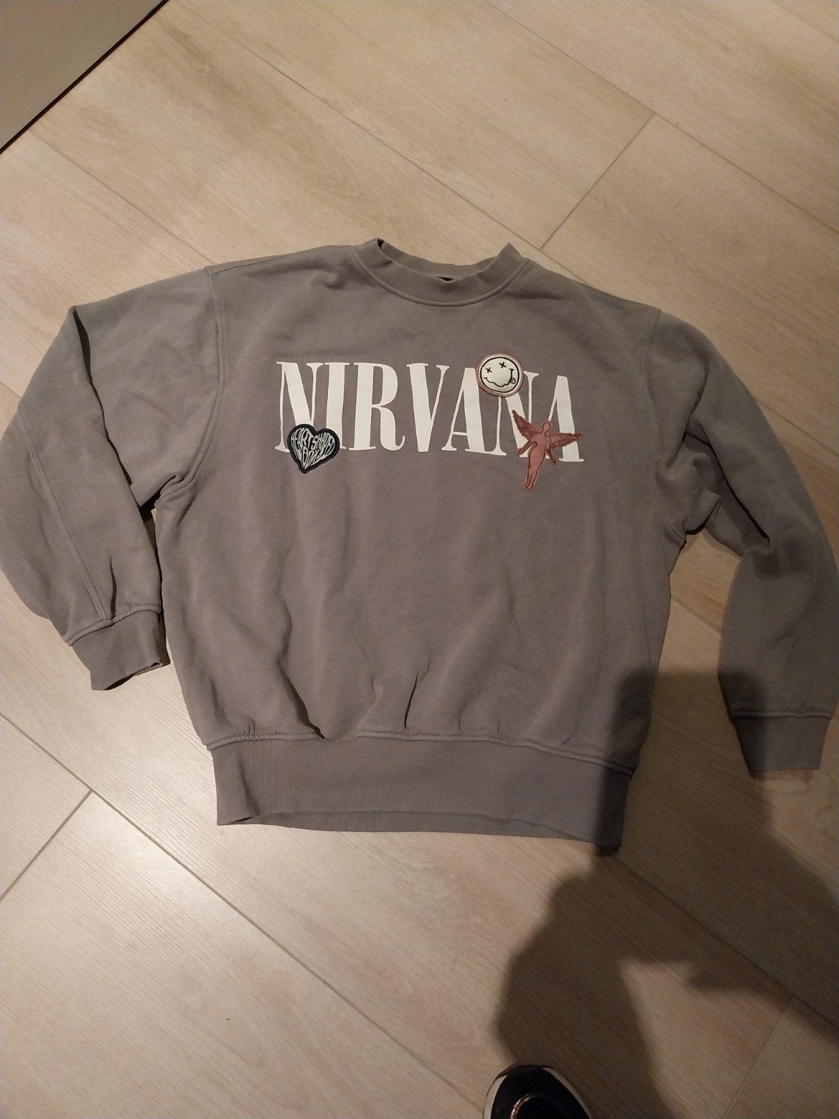 Nirvana grijze trui, Ophalen of Verzenden, Zo goed als nieuw, Maat 34 (XS) of kleiner