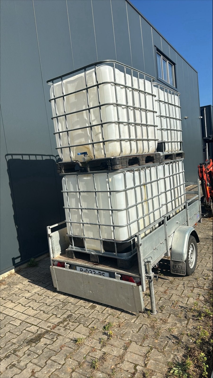 IBC containers 1000L voor wateropslag - Gratis levering, Kunststof, Gebruikt, Met kraantje, 150 liter of meer