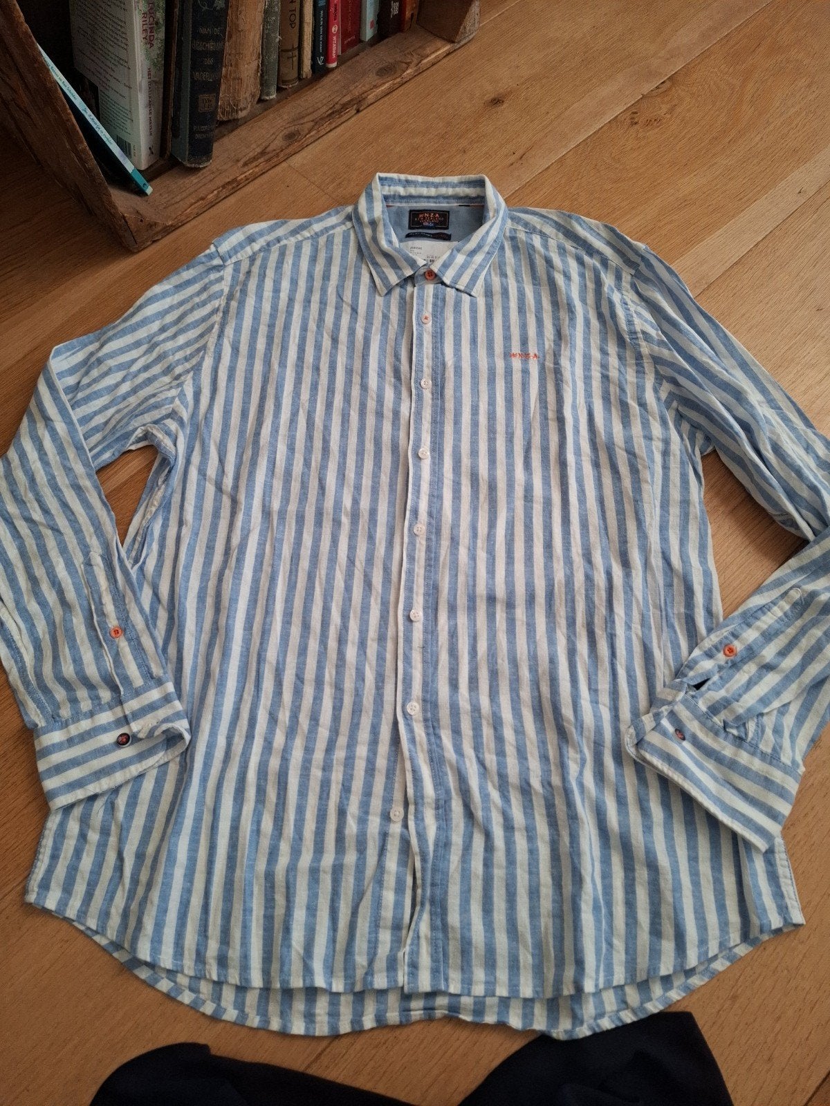 NZA New Zealand Auckland Linnen Overhemd XXL, Blauw, Nieuw, Ophalen of Verzenden, NZA New Zealand Auckland