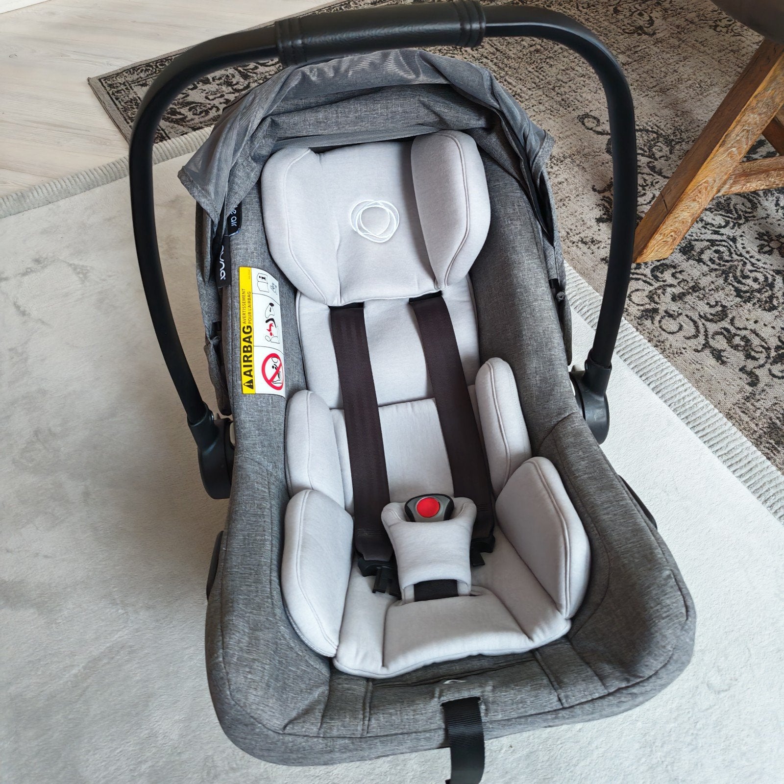 Bugaboo Turtle Air by Nuna autostoel, Kinderen en Baby's, Autostoeltjes, Zo goed als nieuw, Overige merken, 0 t/m 13 kg, Autogordel of Isofix