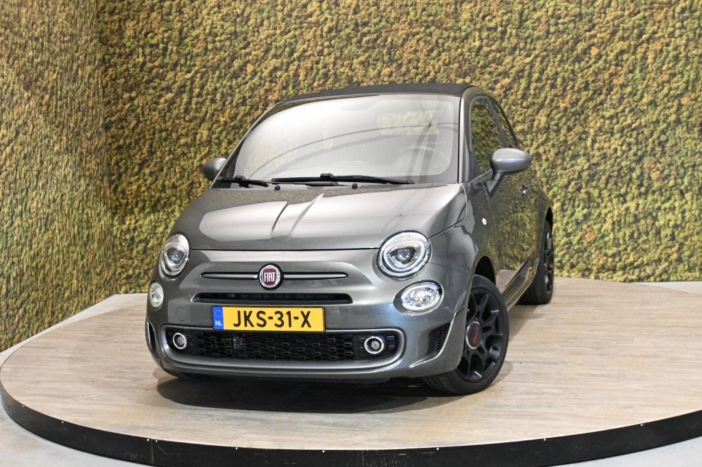 Fiat 500 1.2 Sport Cabrio | PDC | Airco (bj 2016), Auto's, Fiat, Voorwielaandrijving, Elektrische ramen, Gebruikt, 4 cilinders