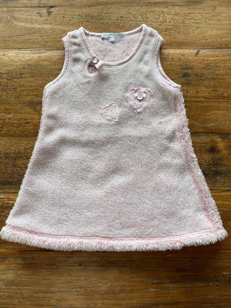 Schattig zacht badstof roze jurkje maat 68 Gymp préminimes, Kinderen en Baby's, Meisje, Jurkje of Rokje, Ophalen of Verzenden
