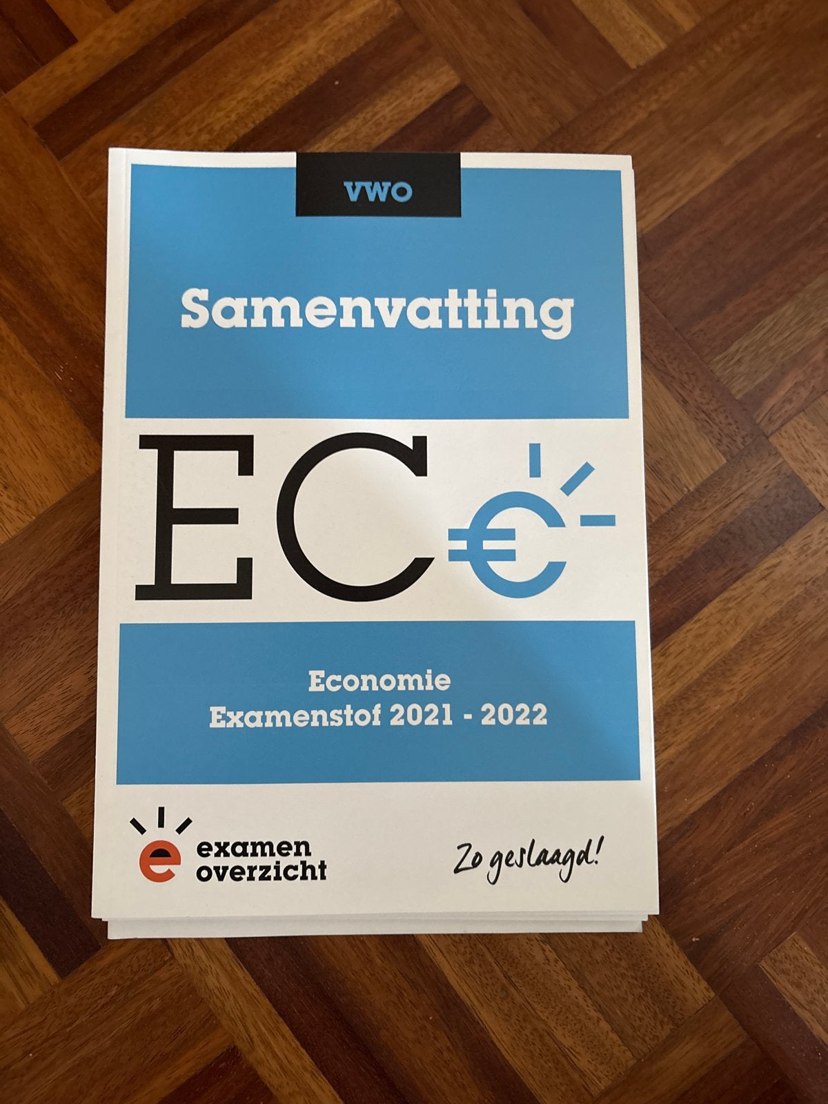VWO Samenvatting Economie Examenstof 2021-2022, Ophalen of Verzenden, Zo goed als nieuw, VWO, Economie