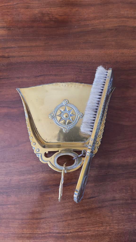 Vintage koperen stoffer en blik set, Ophalen