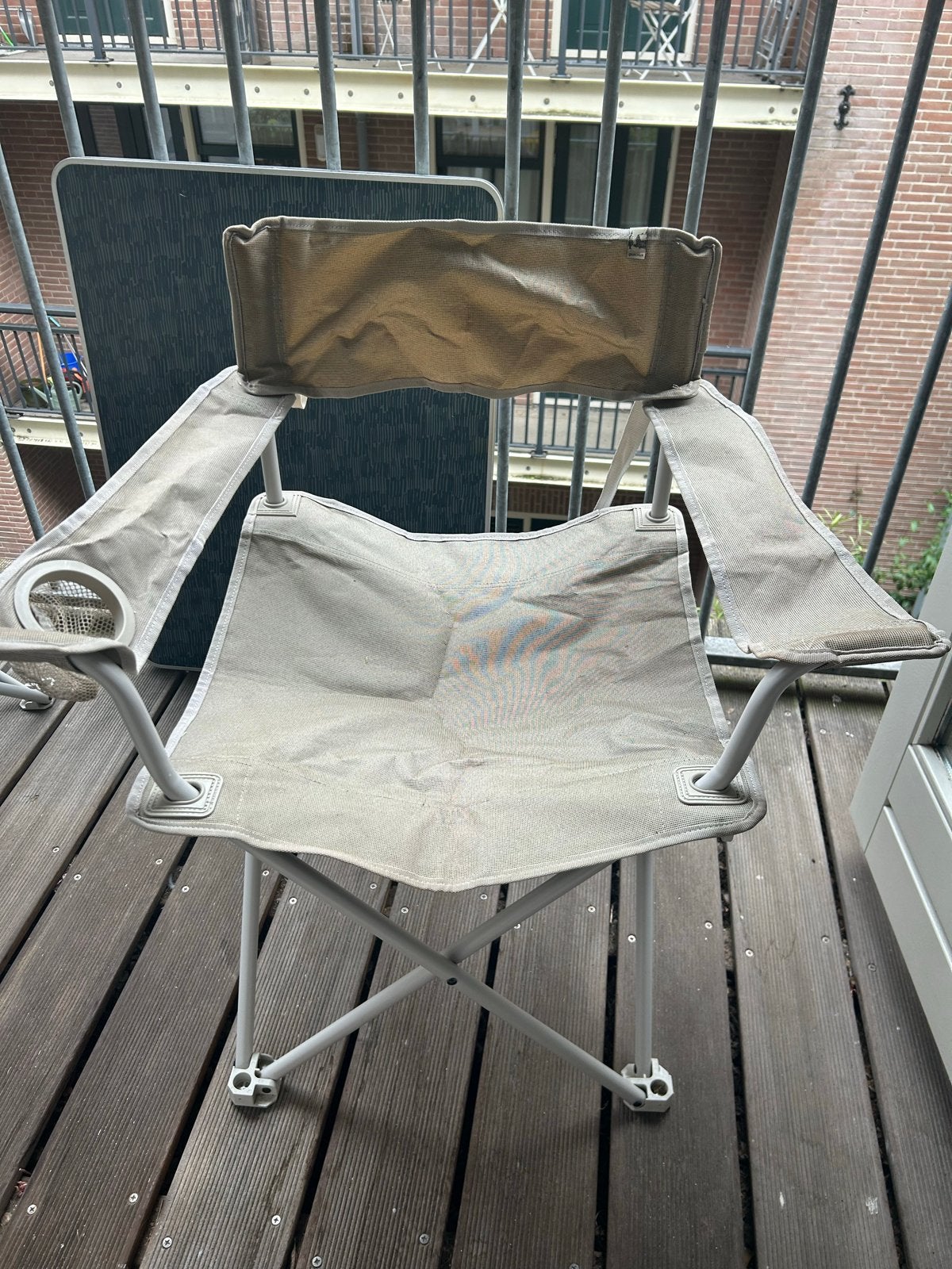 Campingstoelen decathlon, set van 2, Caravans en Kamperen, Ophalen, Gebruikt, Campingstoel