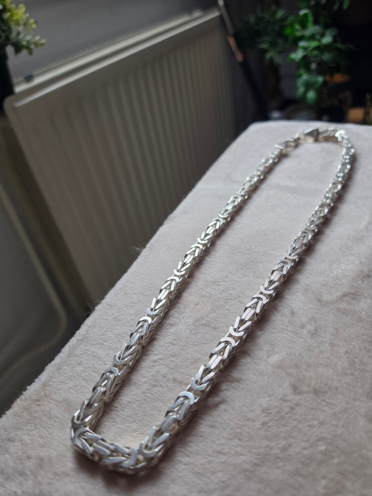 koningsketting, Sieraden, Tassen en Uiterlijk, Ophalen, Zo goed als nieuw, Zilver, Zilver