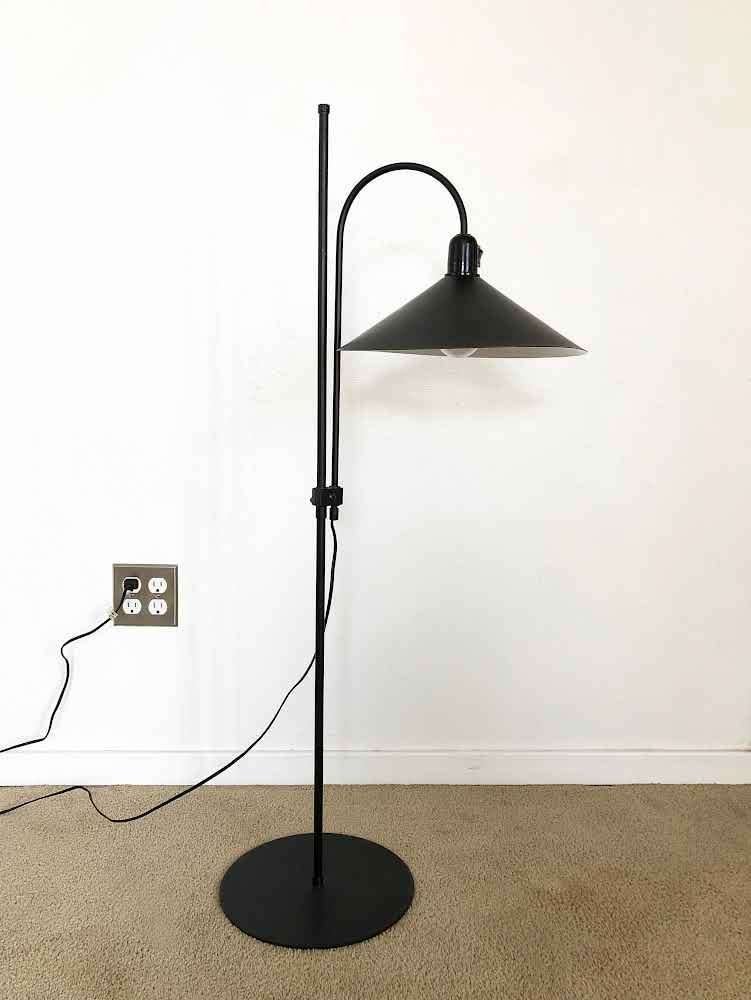 Vintage Frandsen vloerlamp, Ophalen, Gebruikt, E27 (groot), 150 tot 200 cm