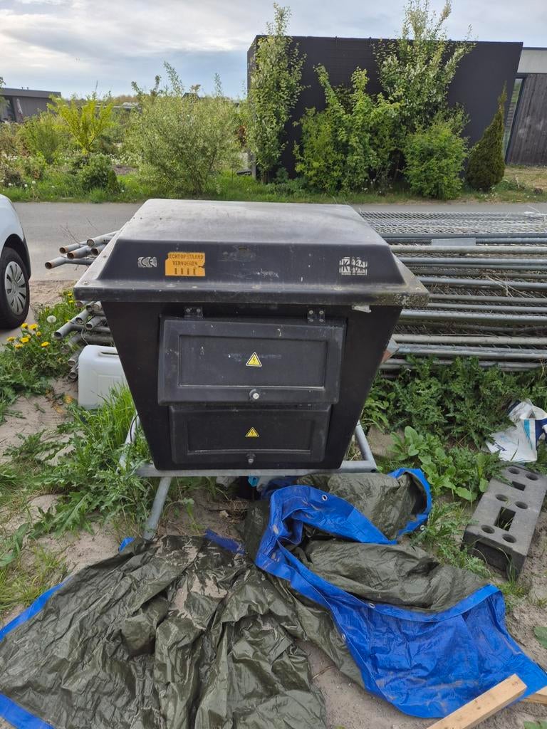 Waterput + bouwkast/verdeelkast, Ophalen