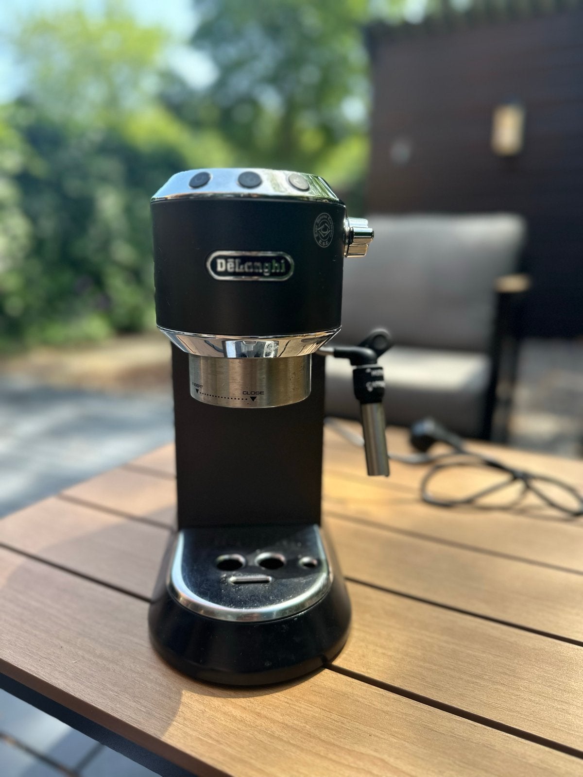 Delonghi koffie apparaat, Espresso apparaat, Gemalen koffie, Zo goed als nieuw, 4 tot 10 kopjes