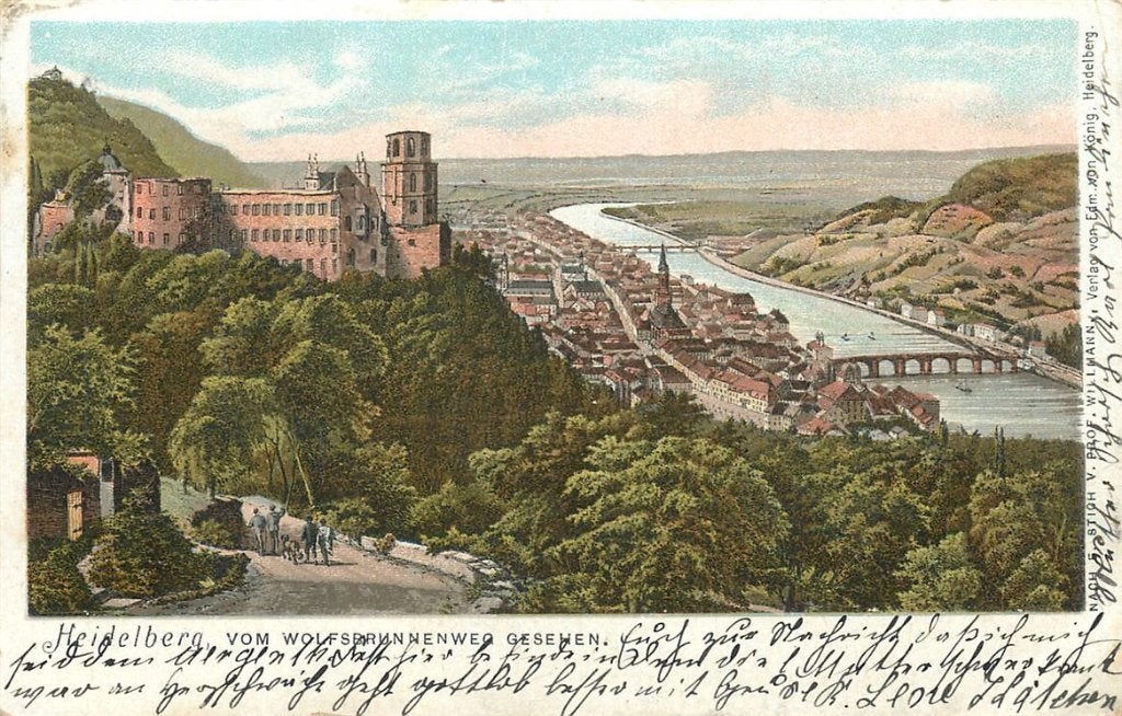 379-119-029 Heidelberg, Verzenden, Voor 1920, Duitsland