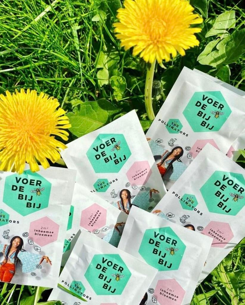 Voer de Bij Bij - Inheems en gifvrij bloemzaad, Ophalen of Verzenden, Voorjaar, Zaad