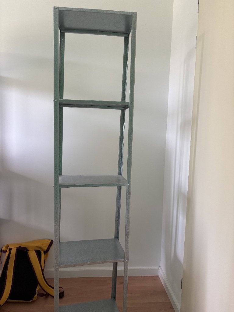 IKEA HYLLIS metalen opbergrek, Huis en Inrichting, Kasten | Stellingkasten, Ophalen, Gebruikt