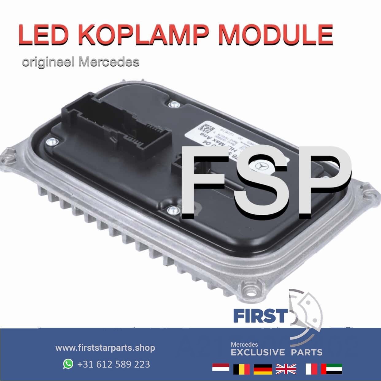 A2179003402 LED KOPLAMP MODULE Mercedes KOPLAMPMODULE, Auto-onderdelen, Verlichting, Gebruikt, -, Ophalen of Verzenden, -