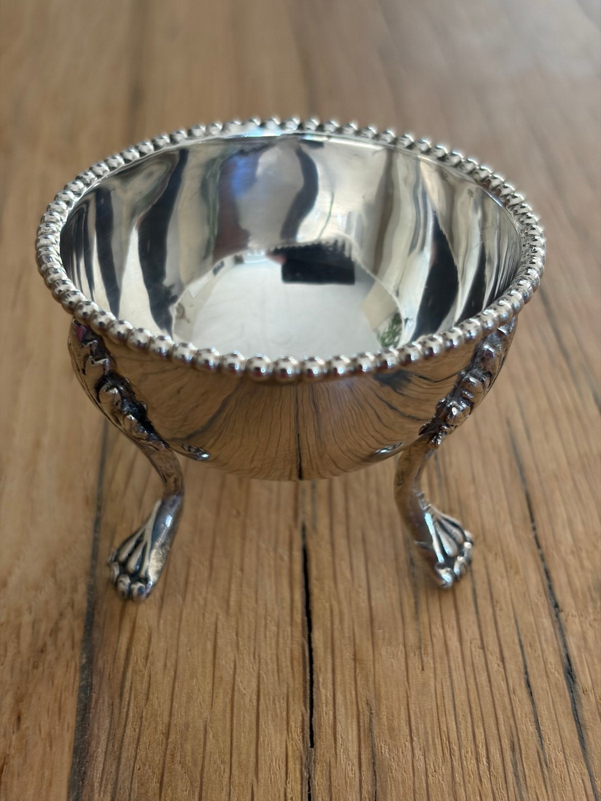 Antieke Zilveren theezeef lekbakje, Antiek en Kunst, Verzenden, Zilver