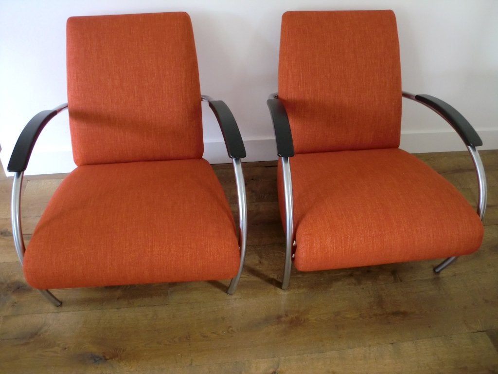 gelderland fauteuil 5470 design jan des bouvrie als nieuw 2x, Huis en Inrichting, Ophalen, Hout, Culemborg, 75 tot 100 cm