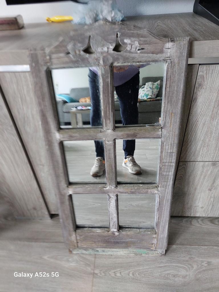 Spiegel voor in tuin , of tuin kamer., Huis en Inrichting, Woonaccessoires | Spiegels, Ophalen