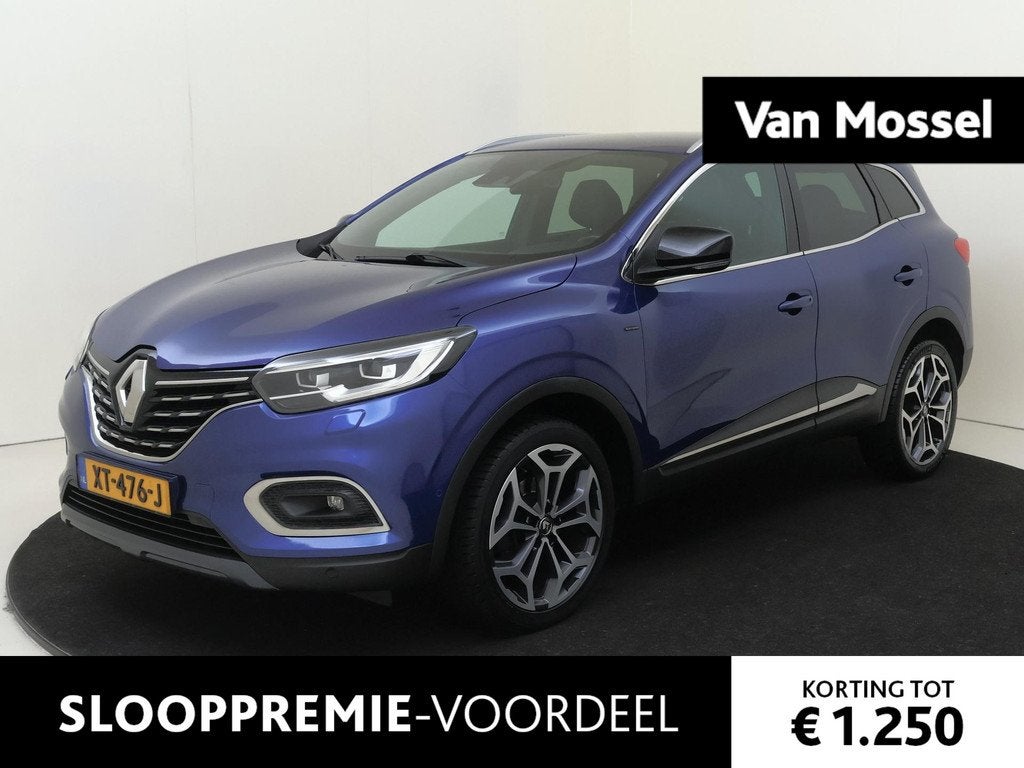 Renault Kadjar 1.3 TCe Black Edition, Auto's, Renault, Gebruikt, Euro 6, 4 cilinders, Blauw