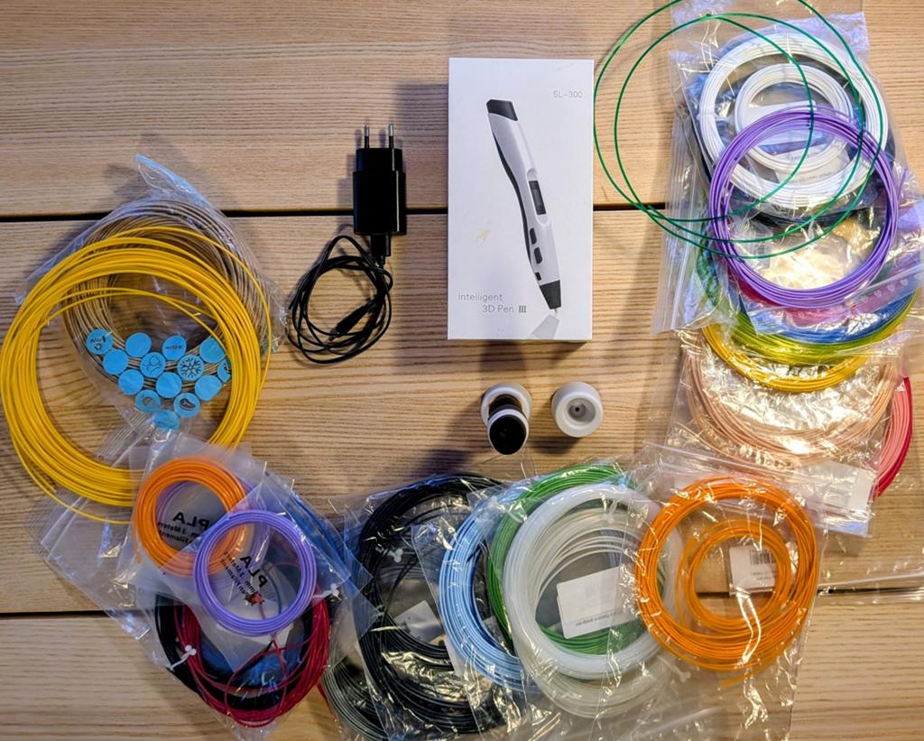 3D Pen SL-300 met veel filament - Zo goed als nieuw, Ophalen of Verzenden, Zo goed als nieuw, Filamentrollen
