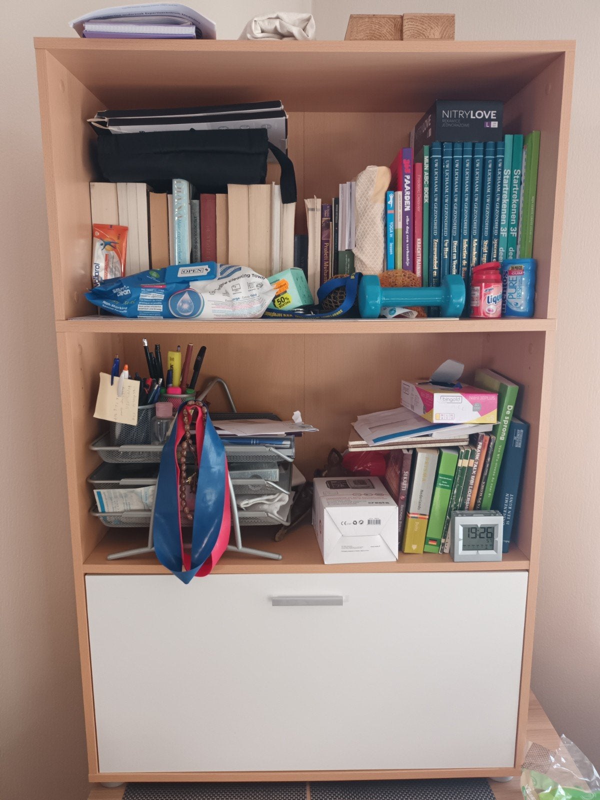 Boekenkast, Huis en Inrichting, Kasten | Boekenkasten, Ophalen, 100 tot 150 cm, 50 tot 100 cm, Zo goed als nieuw