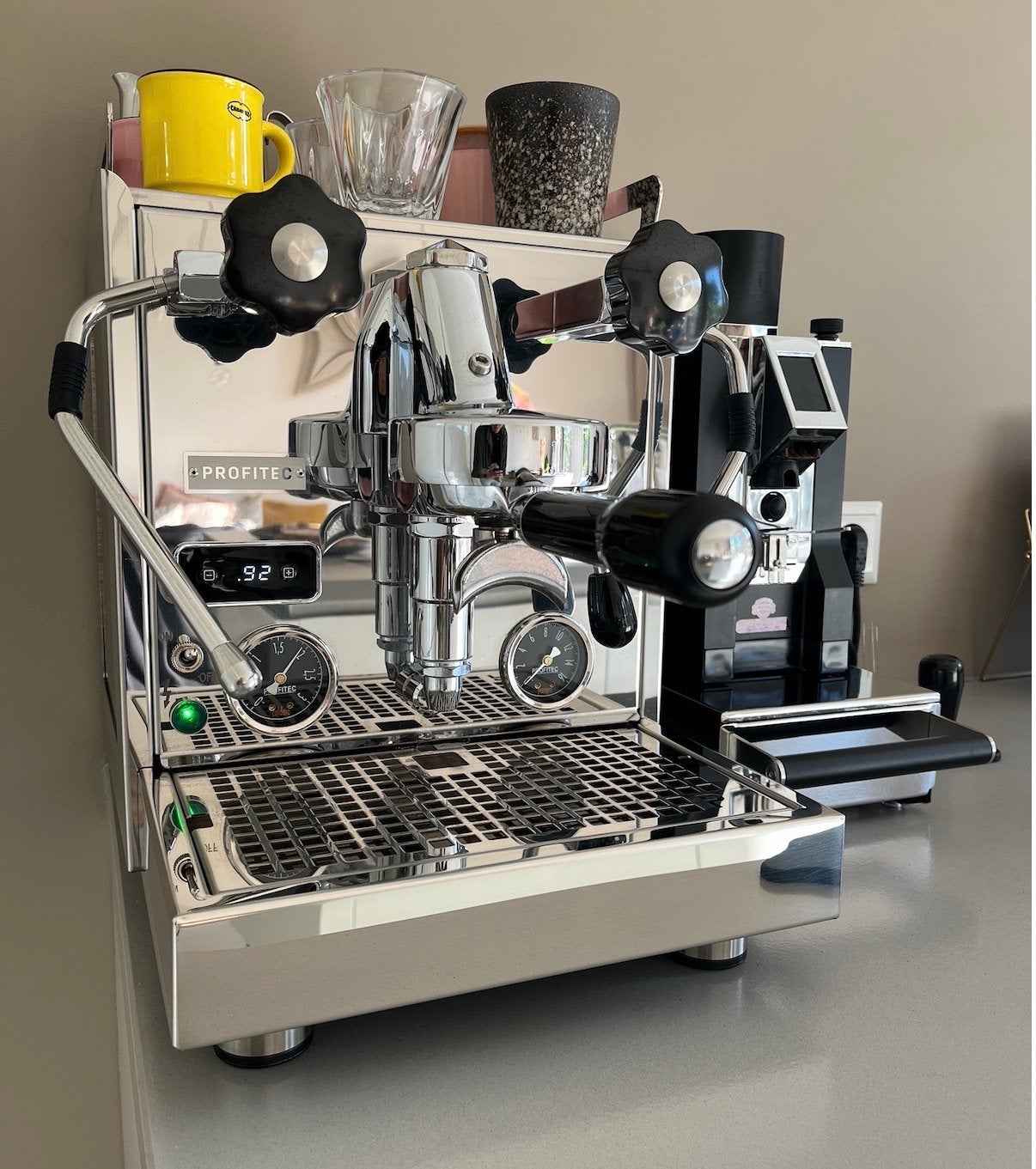 Profitec Pro 600 - Dual Boiler Espressomachine, Gebruikt, Espresso apparaat, Koffiebonen, Ophalen