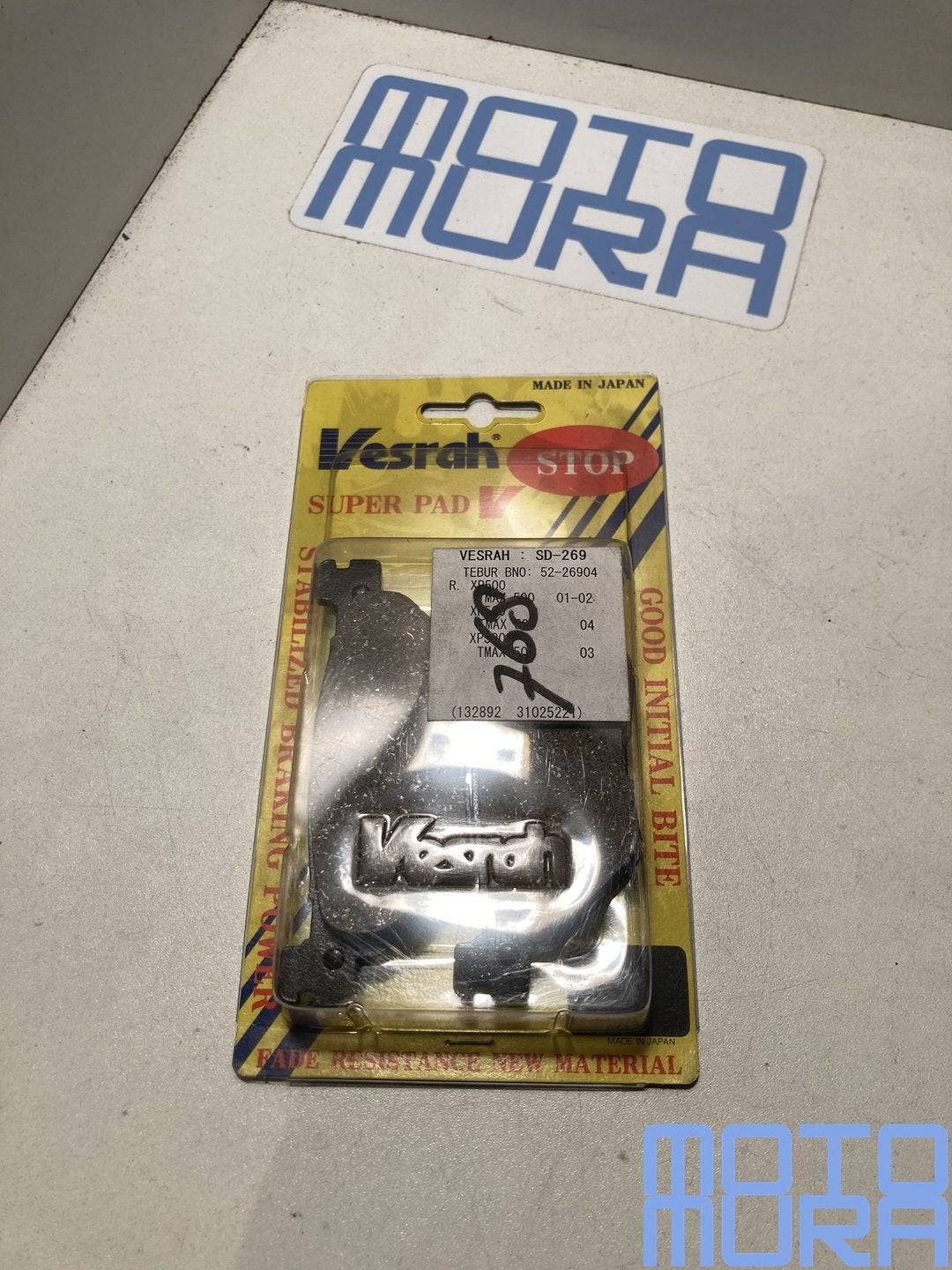 Vesrah SD-269 remblokken set Yamaha Xmax XP500 YP400 achterr, -, -, Nieuw, Ophalen of Verzenden