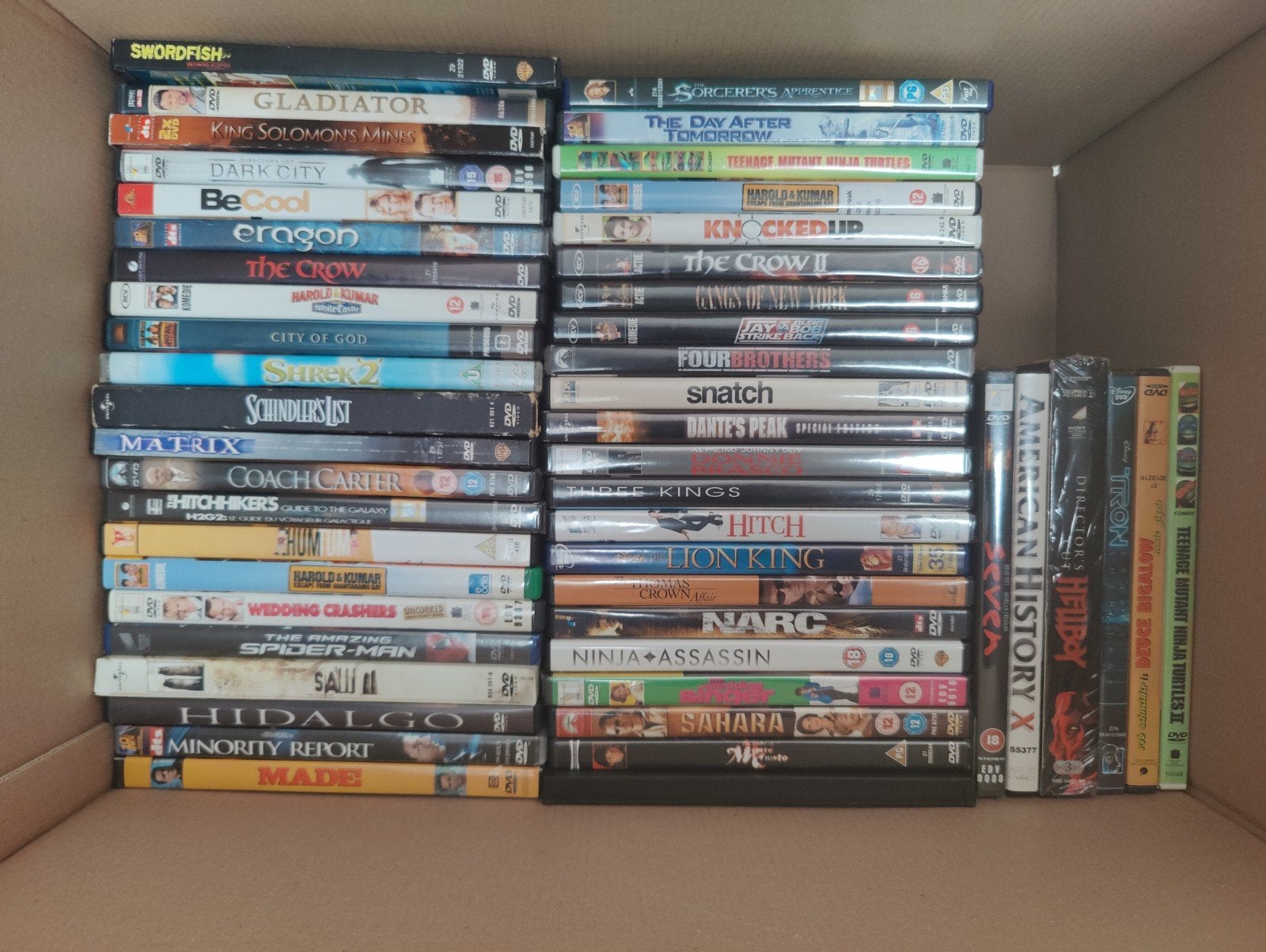 100+ diverse Blu-rays en DVD's