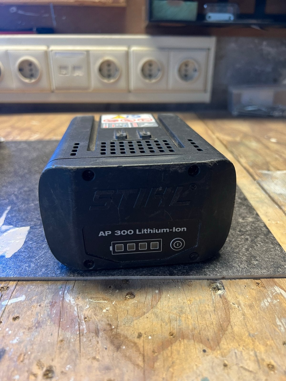 Stihl AP 300 Lithium-Ion Accu, Ophalen of Verzenden, Gebruikt