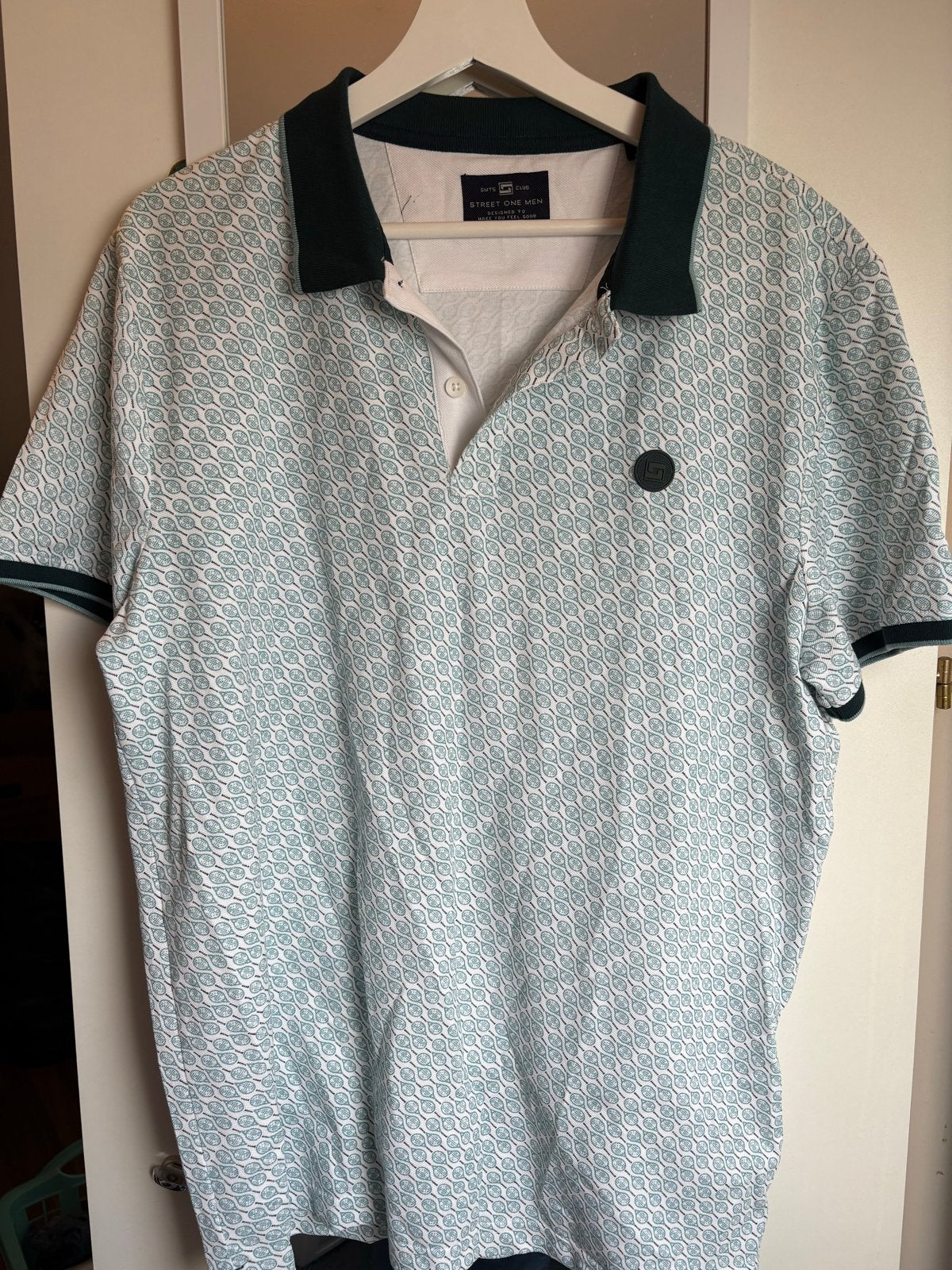Street One Men Polo shirt - Nieuw met tennisracket print, Ophalen of Verzenden, Nieuw, Maat 52/54 (L), Overige kleuren