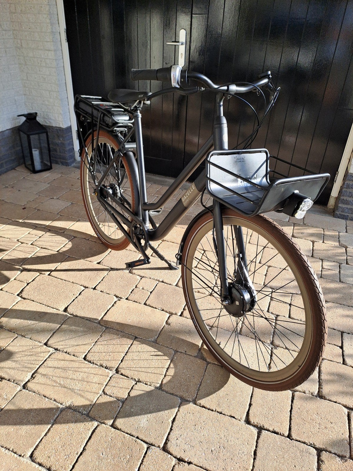 elektrische ebike dames transportfiets Gazelle esprit 36v !!, Velgrem, Versnellingen, Zo goed als nieuw, Gazelle