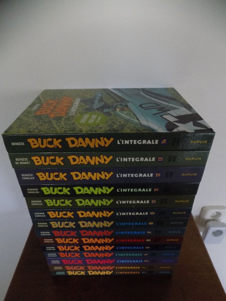 Buck Danny ~ Complete serie Integrale HC's 1 t/m 14 [Frans], Complete serie of reeks, Ophalen of Verzenden, Zo goed als nieuw