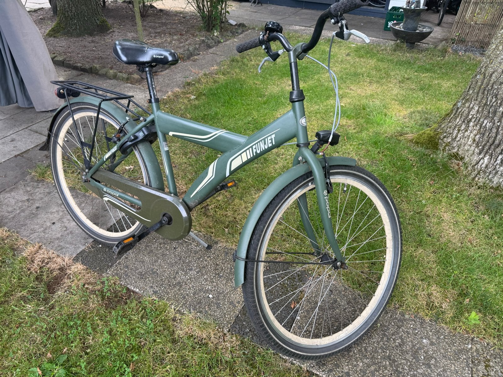Leuke Funjet fiets, groen, gebruikt ( 26 inch ), Fietsen en Brommers, Overige merken, Gebruikt, Velgrem, Ophalen of Verzenden