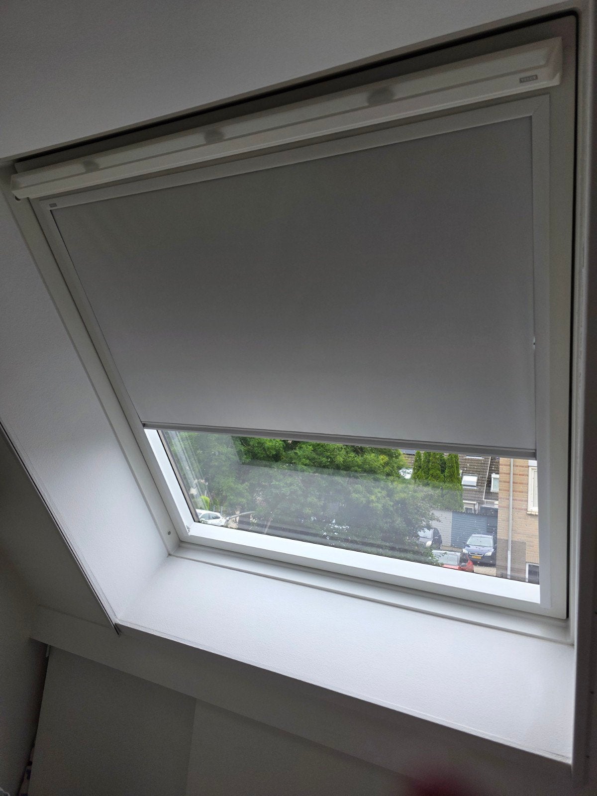 Velux rolgordijn wit voor raam GGU - DKL U08 1025SWL, Ophalen, Overige merken, Wit, Rolgordijn