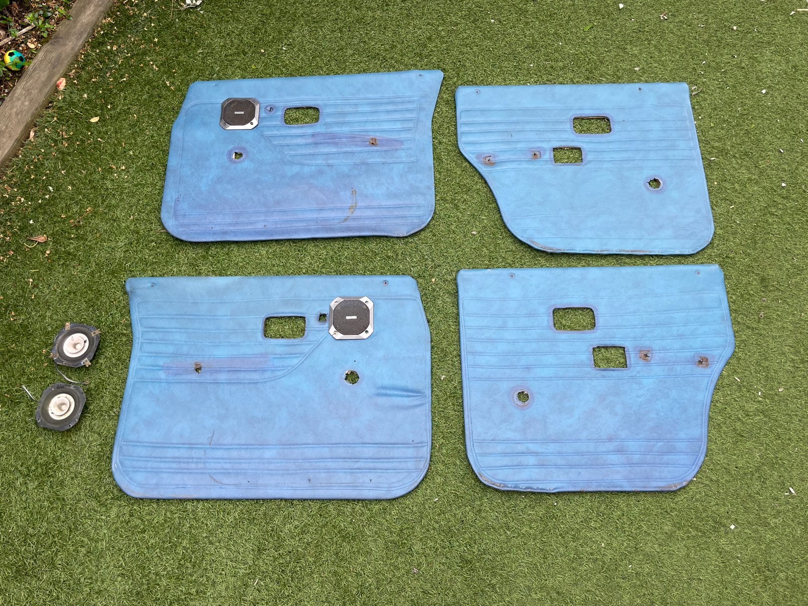 Blauwe deurpanelen volvo 144 145, Ophalen of Verzenden, Gebruikt, Volvo