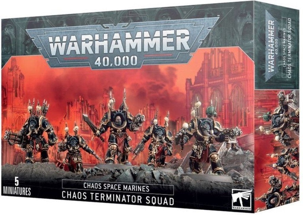 Chaos Space Marine Terminator Squad (Nieuw), Ophalen of Verzenden, Nieuw, Warhammer 40000, Figuurtje(s)