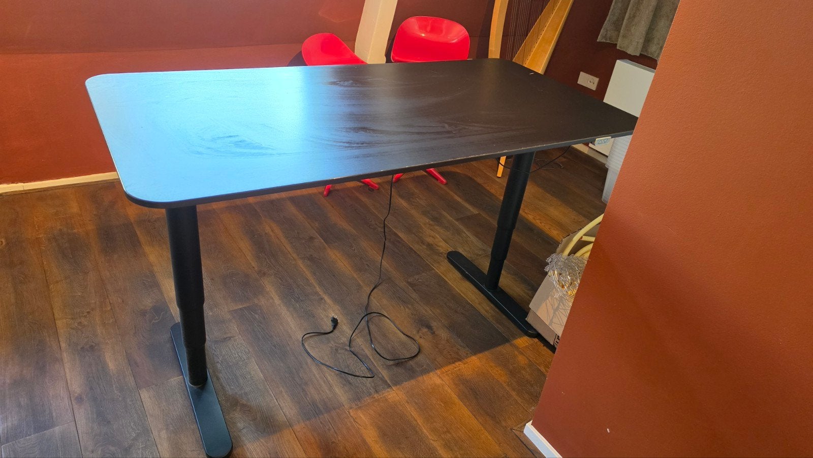 IKEA Elektrisch Zit-Sta Bureau - Perfect Werkend, Ophalen, Gebruikt, IKEA, In hoogte verstelbaar