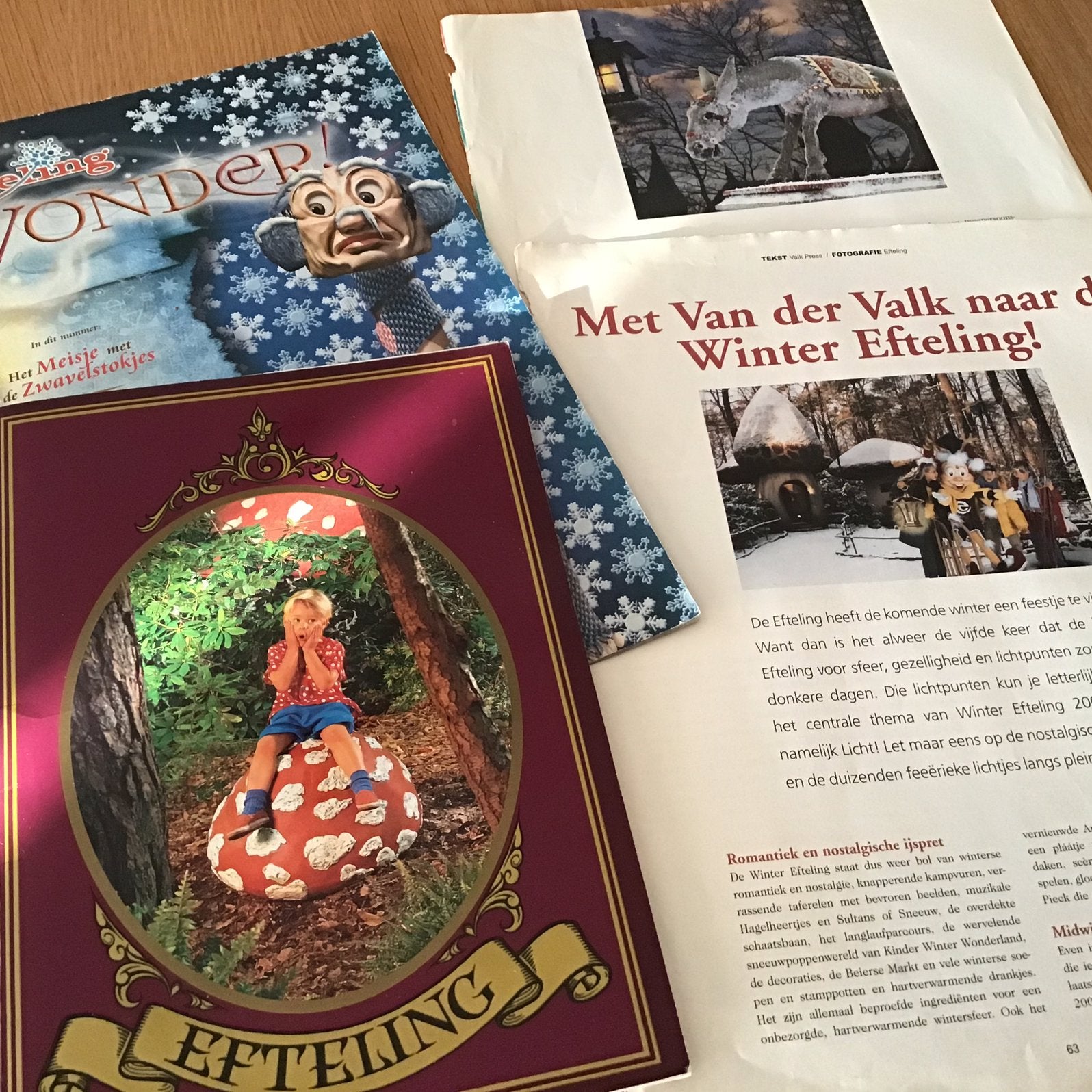 Efteling boekjes knipsels etc., Ophalen of Verzenden, Zo goed als nieuw, Overige typen