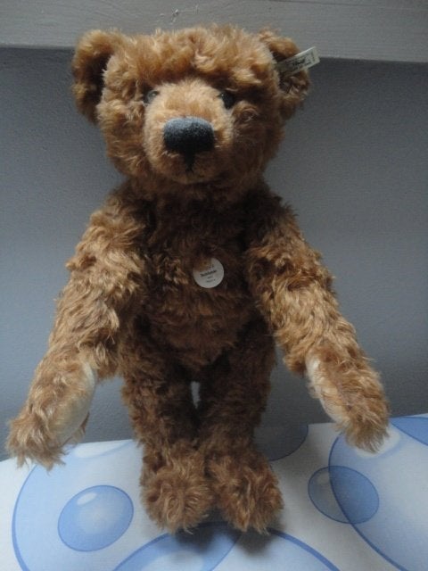 1 x Steiff 1905 CINNAMON BEAR 50 + BOX / doos, teddy beer, Ophalen of Verzenden, Zo goed als nieuw, Stoffen beer, Steiff