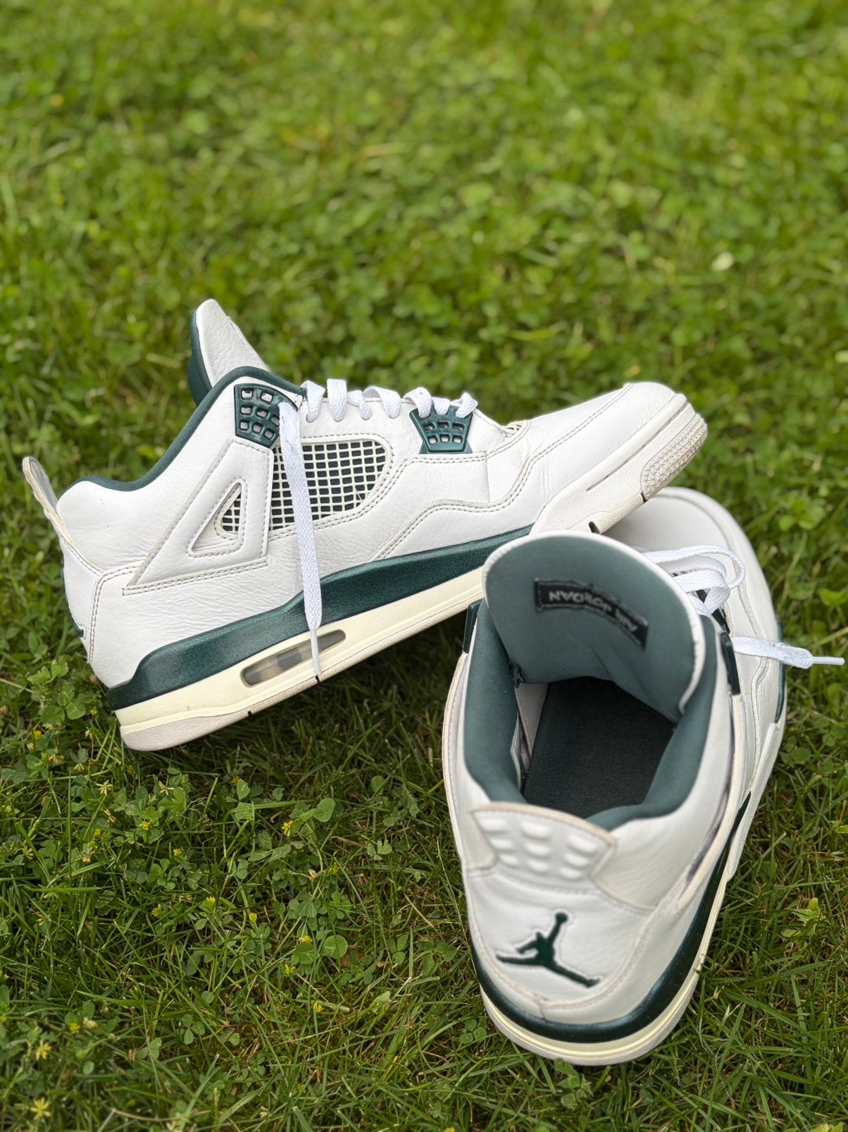 Jordan 4, Wit, Ophalen of Verzenden, Sneakers of Gympen, Gedragen