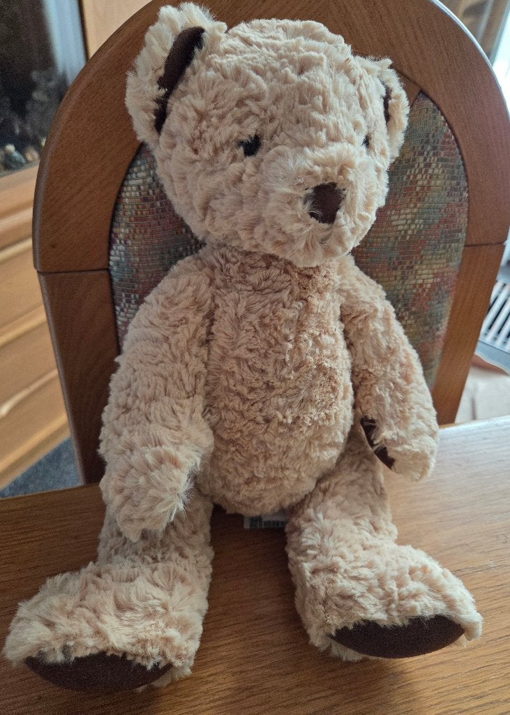 Jellycat knuffel beer bear ca 34 cm Als nieuw, Ophalen of Verzenden, Zo goed als nieuw, Beer, Jellycat